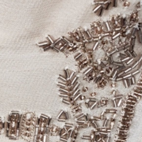 ⭐️ Maeve Embellished Beaded Boho Hipster Hippie Art Deco Farm Hip Peasant Shorts - Picture 3 of 11